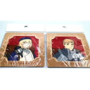 Delicious in Dungeon Meshi Laios & Falin Rubber Coaster Set Kadokawa New